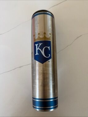 Kansas City Royals Stainless Steel Blue & Gold Travel Tumbler